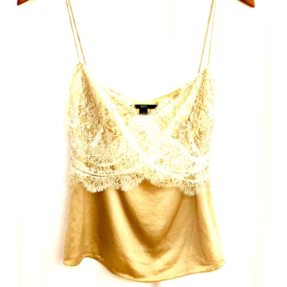 Hugo Boss - Silk & Lace Tank Top